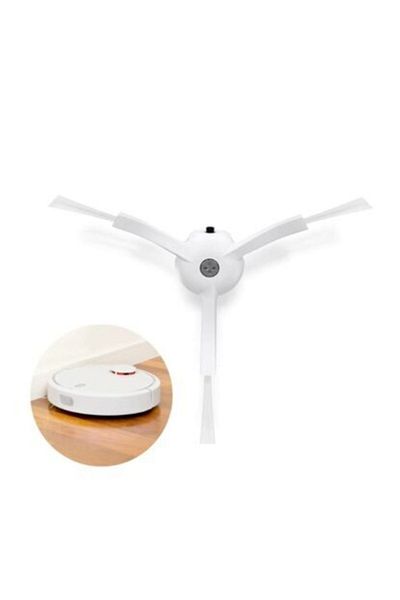 Roborge Mi Mijia Mop Pro White - مكنسة كهربائية روبوتية، فرشاة جانبية متضمنة (قطعة واحدة)