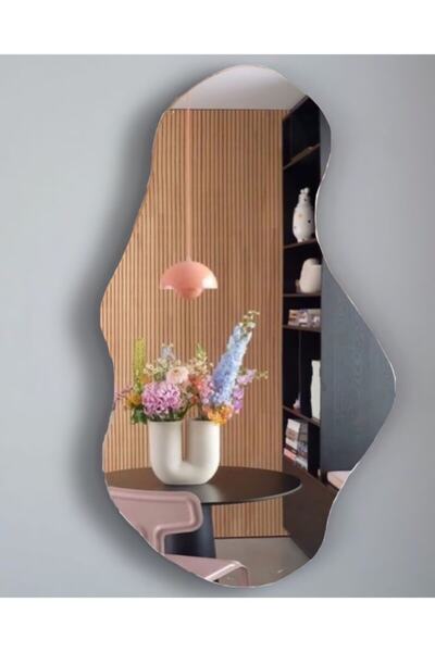 FNC CONCEPT Dekoratif Asimetrik Duvar Aynası 45x80cm
