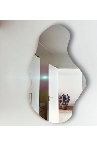 FNC CONCEPT Dekoratif Asimetrik Duvar Aynası 45x80cm