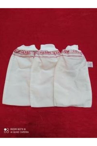 Kelebek Kese Bath Scrub 3 Pieces Thick with Elastics