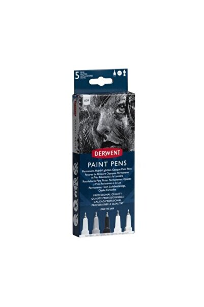 Derwent : Graphic Line Painter : Color Drawing Pen Set : 5 Color : No 4