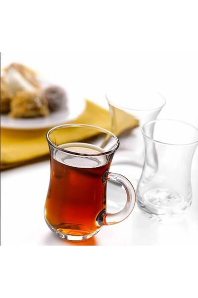 Paşabahçe طقم أكواب شاي بمقبض مكون من 6 قطع من Gns Home