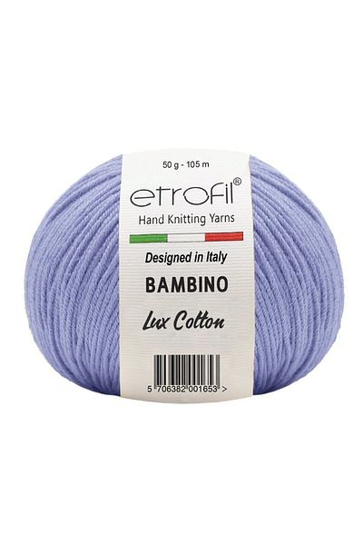 Etrofil Bambino Lux Cotton Cotton Amigurumi Baby Rope Blue/70524