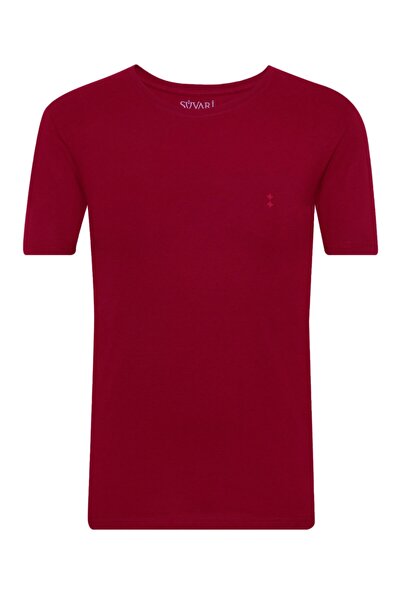 SÜVARİ O Yaka Kırmızı Tişört