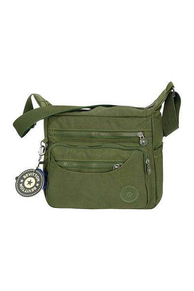 Bevitton Βολική ελαφριά τσάντα Klinkir Postman Green Multi-Pocket