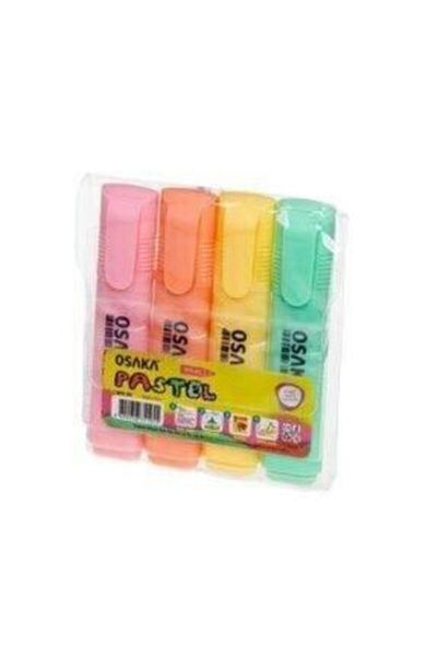 Osaka Highlighter Pastel Colors 4 Colors Highlighter Pastel Color 4 Pack