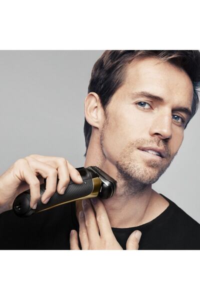 Braun Series 9 9299s Erkek Folyo Tıraş Makinesi, Islak Ve Kuru, Deri Seyahat Kılıfı Ile - Altın