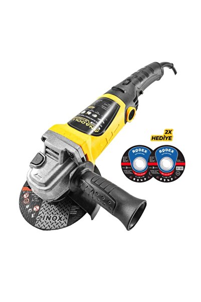 Anadolu Strong Devir Ayarlı Spral Taşlama Makinası Avuç İçi Taşlama 115 mm 2 Adet Disk Dm803