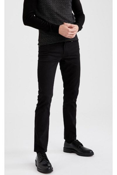Karaca Giyim Ανδρικό μαύρο τζιν Slim Fit