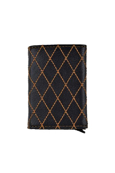 Ozka Leather Collection Özka Δερμάτινο Κεντημένο Πορτοφόλι Μηχανισμού (ΚΑΛΟΚΑΙΡΙΝΟ)