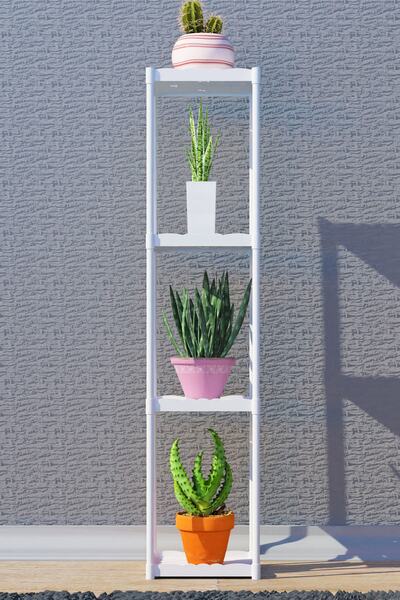 Armarks Işıl 4 Raflı Dekoratif Çiçeklik Saksı Standı