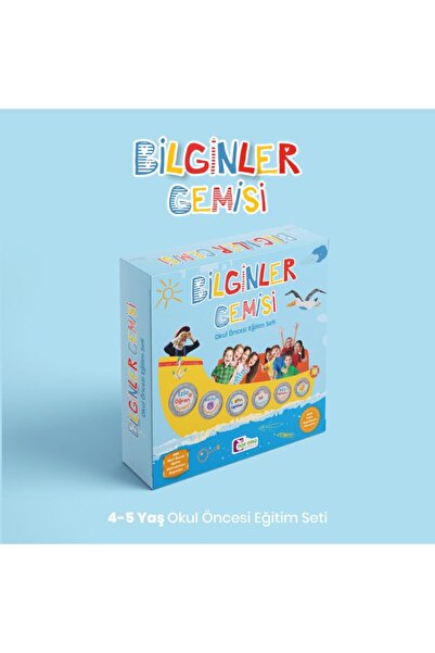 Mor Elma Yayıncılık Bilginler Gemisi 3-4 Yaş Okul Öncesi Eğitim Seti 48+ Ay -