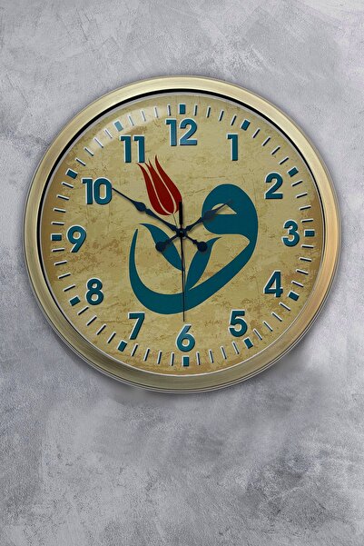 Dream Gift هدية ساعة حائط فاف معدنية عتيقة مقاس 40 سم