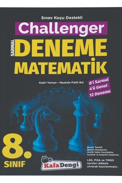 Kafa Dengi 8. Sınıf Lgs Matematik Challenger Deneme Yayınları