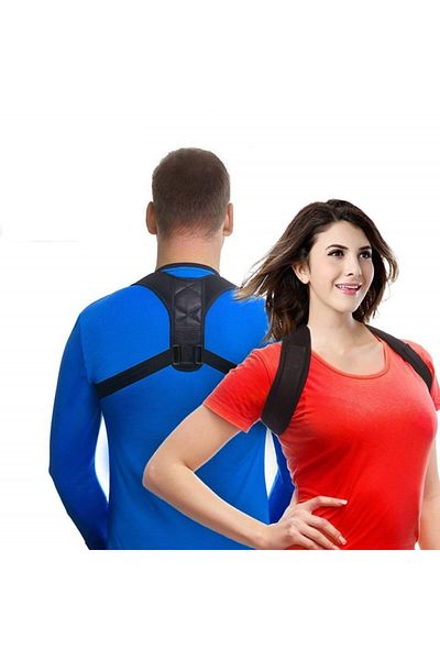Ankaflex Unisex Μαύρος κορσές όρθιας στάσης