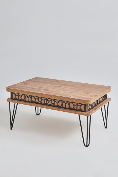 kolexonline Melek Lüx Metal Ayaklı Akıllı Sehpa, Çalışma Masası, Yemek Masası...