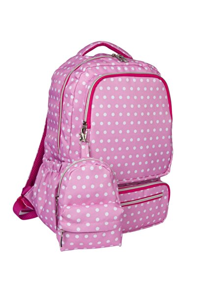 Bear & Deer Kengur Ranac Tačkasti dezen Roza Cn0164