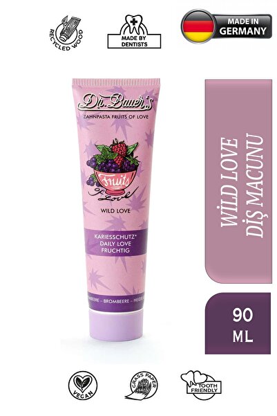 Dr Bauer Wild Love Diş Macunu 90ml & Dr Bauer Fruit Splash Diş Macunu 90ml