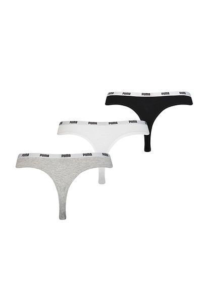 Puma Damen Iconic String Pachet de 3 - Bumbac moale și flexibil