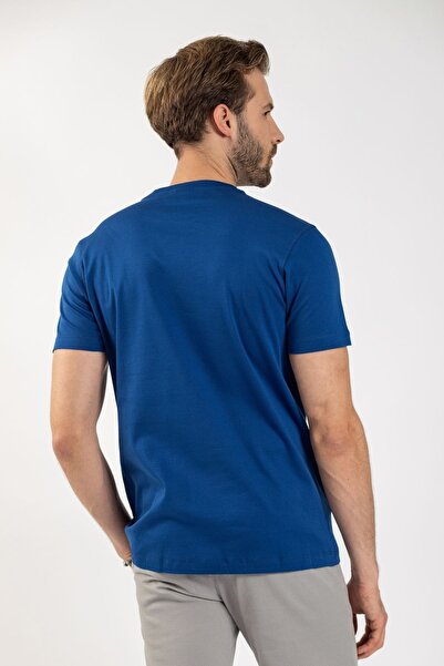 Karaca Erkek Slım Fıt Tişört-havacı Mavi