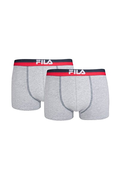 FILA Herren Boxershorts - Logobund, Urban, Cotton Stretch, einfarbig