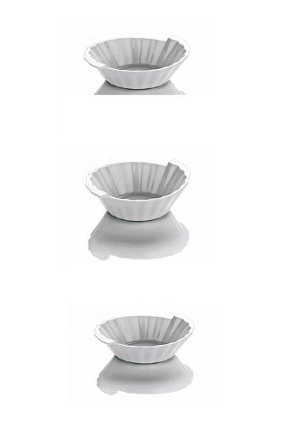 Kütahya Porselen Tavola 8 Cm Mini Cake Souffle Container, Sauce Bowl, Jam Bowl, Breakfast, Sauce, Appetizer, Cookie Plate 3 L