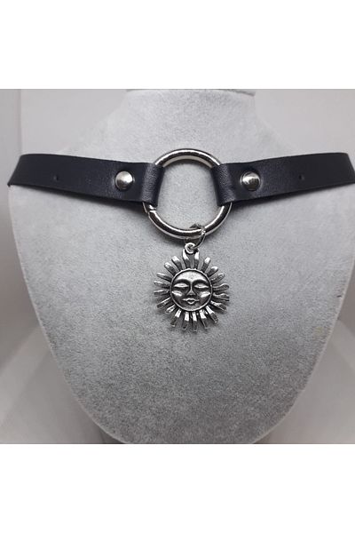 Köstebek Choker Necklace - Sun Collar Design