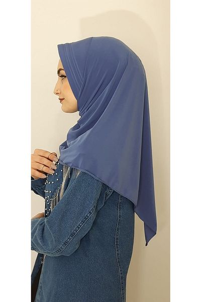 erasra class Takmatik Πρακτικό Κασκόλ - Hajj - Umrah - Δεν εμφανίζει Κατάλληλο για Καθημερινή Χρήση. Χρώμα Indigo