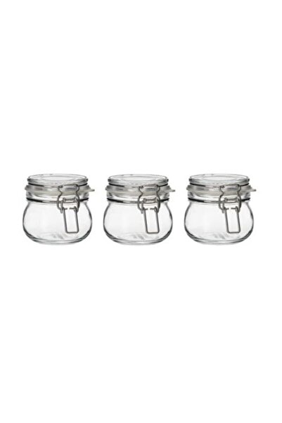IKEA Korken Jar with Lid Glass 3 Pieces 13 Cl Korken Jar 3 Pieces