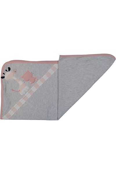 Gaye Baby Girl Giraffe Cat Quilted Blanket