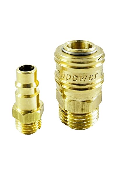 Anadolu Strong Yüksek Kalite Kompresör Spiral Hava Hortumu 8 Mm 8mt Hava Jakı Hava Tabancası Recor Seti