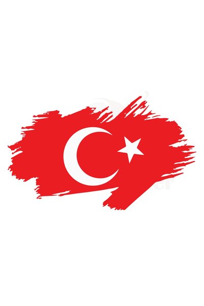 Akçay Sticker Ay Yıldız Türk Bayrağı Sticker Oto Sticker Ay Yıldız Sticker Kı...