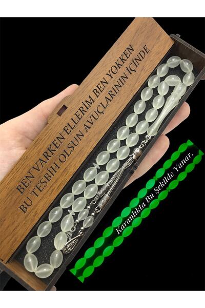 KANUNİ TESBİH Mărgele de rugăciune cu tăietură de orz, cu promisiune scrisă, ...