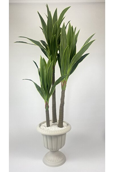 BİÇİÇEK Yucca Bitkisi 220 Cm Yapay Ağaç Beyaz