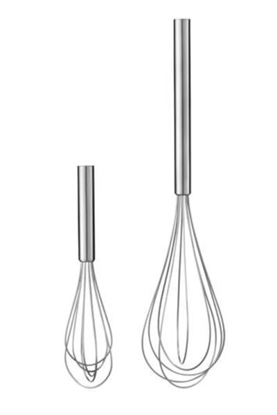 IKEA Pabjuda Paslanmaz Çelik 2'li Çırpıcı Set