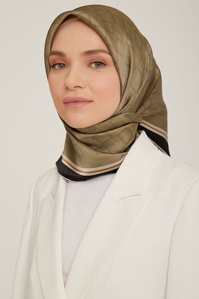 Armine Silk Twill Scarf 8832D