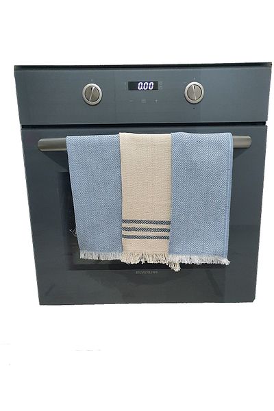 S&R 3 Șervețele de Servire Blue Peshtamel - 30x50 Cm Prosop de mână și de bucătărie Prosop de uscare