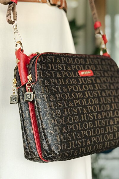 Just Polo حقيبة كروس نسائية بحزام طويل قابل للتعديل 2044-gd