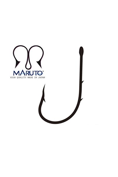 MARUTO 9944 Ns Siyah Nikel Olta Iğnesi / Çapraz, Delikli, Çift Çentikli