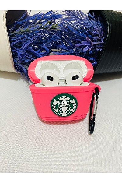 Bilişim Aksesuar Air Pods 3.nesil Uyumlu Koruyucu Kulaklık Kılıfı Pembe Köpük...