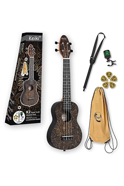 Orange Ortega K2ss Keiki Sopranino Ukulele Set