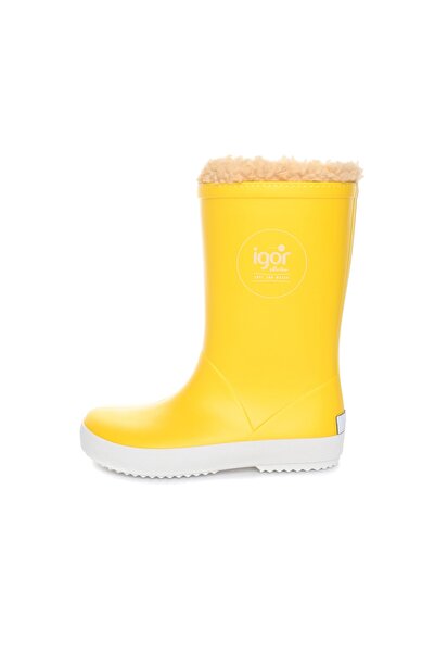 IGOR W10207-008 W10207 Splash Nautıco Borreguıto &amp;ccedil;ocuk Bot Ve &amp;ccedil;izme Sarı