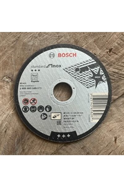 Bosch Metal Kesici Taş 115*1*22 Ince Inox Metal Kesme Taşı 2ad