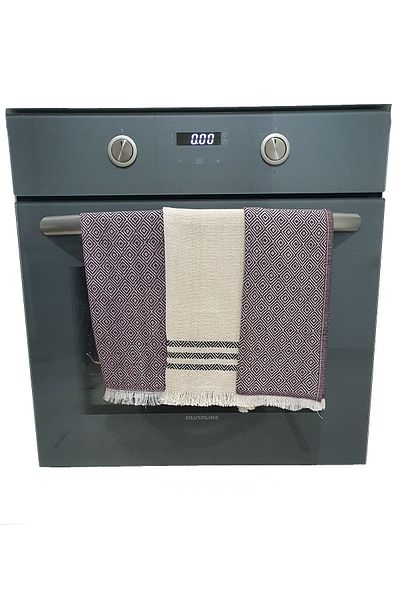 S&R 3 Pieces of Claret Red Loincloth Serving Napkin - 30X50 cm Hand and Kitchen Towel Drying Cloth
