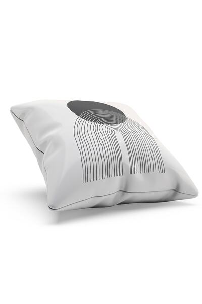 Moud's Double Sided Printed Real Art - 4 Patterned Suede Throw Pillow Cover