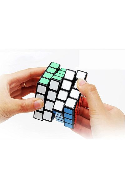 Sunman Ultra Luxury Colorful 4X4X4 Checkered Intelligence Cube - Patience Cube 96