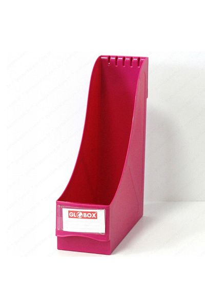 Globox Suport pentru reviste din plastic roz - Model 2363