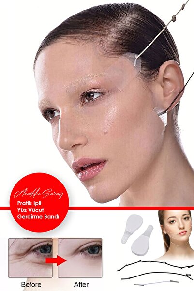 Anadolu Saray Çarşısı Ipli Kaş Germe Bant Göz Boyun Germe Bandı Yüz Gerdirme ...