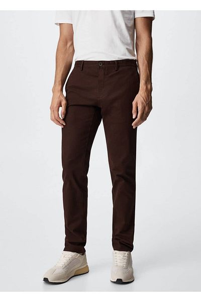 MANGO Man Slim Fit Serj Chino Trousers