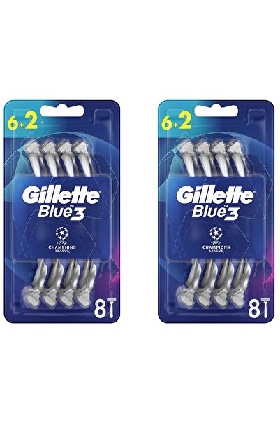 Gillette Blue3 Champıons Kullan At Traş Bıçağı 8 Li 7702018531783 X2 Adet